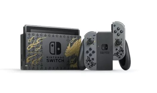 Switch 32Go - Gris - Edition limitée Monster Hunter Rise